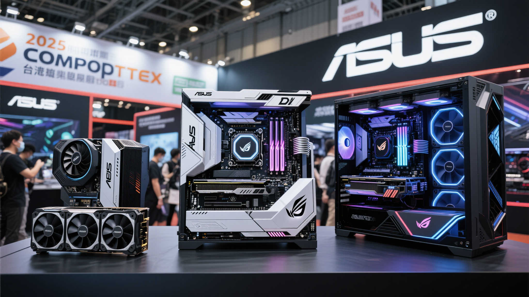 华硕2025 COMPUTEX震撼亮相，多款高品质DIY新品全面进化
