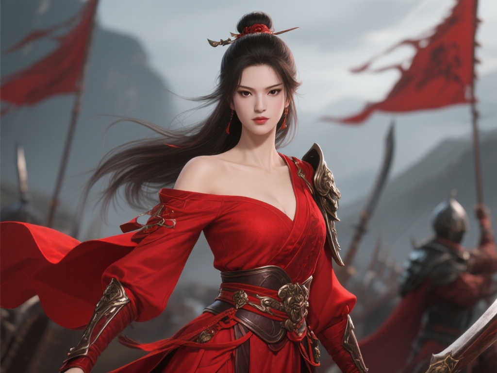 《明末 渊虚之羽》红衣女主全新造型:香肩微露,展现刚柔之美! 《明末 渊虚之羽》红衣女主全新造型:香肩微露,展现刚柔之美!