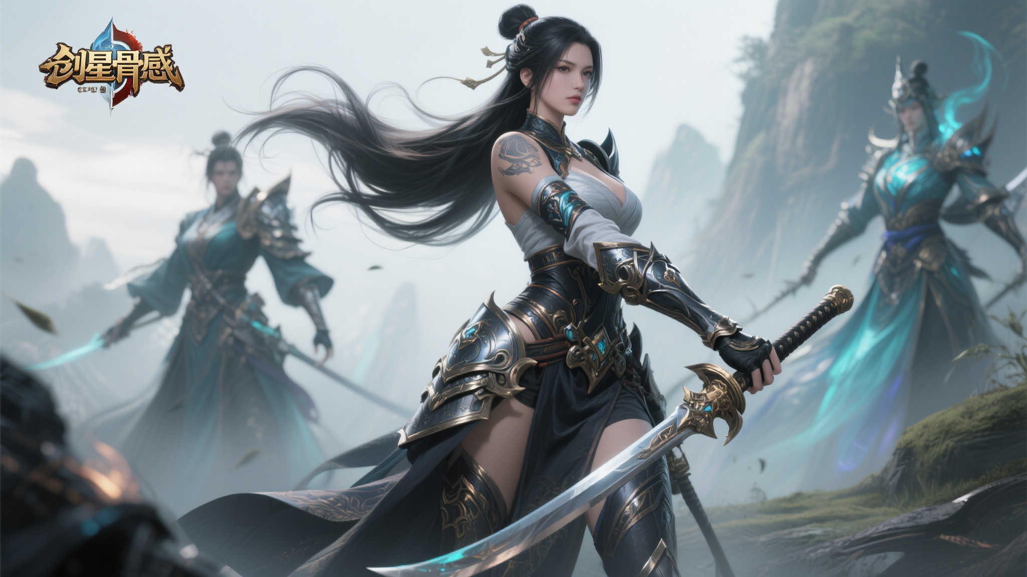 《剑星》官方发布全新4K壁纸：绝美骨感美女引人注目！