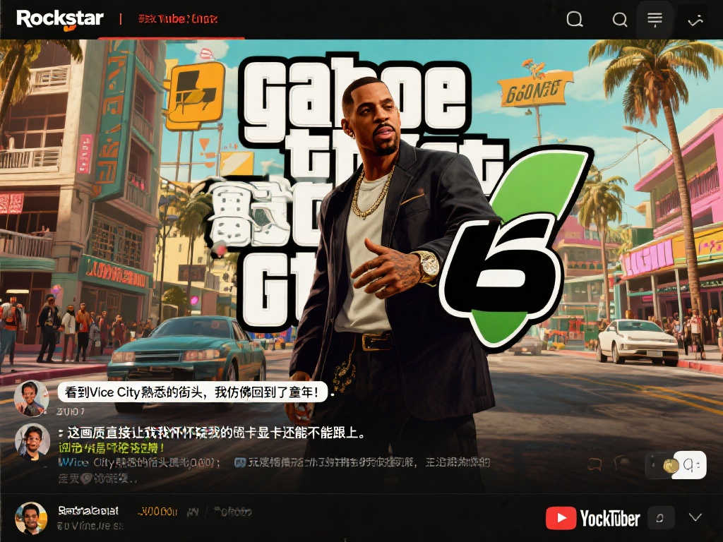 GTA6预告片创纪录：播放量突破2.5亿，评论数超百万！