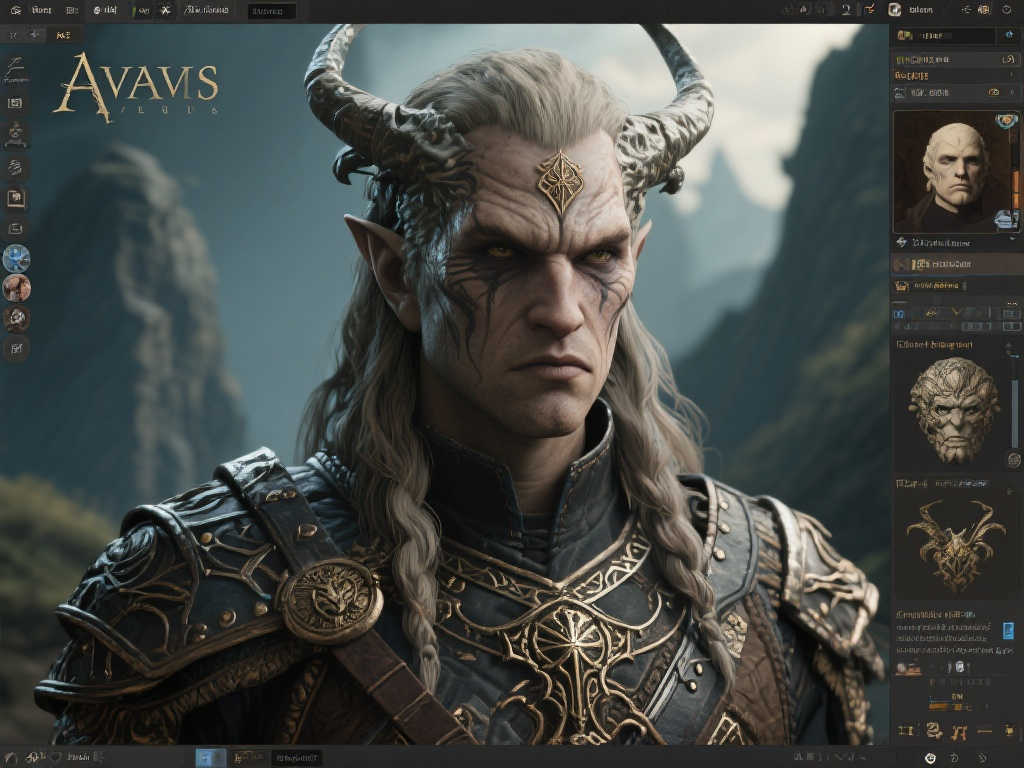 《上古卷轴4RE》全新古神面容设计 角色编辑器引入起源背景设定