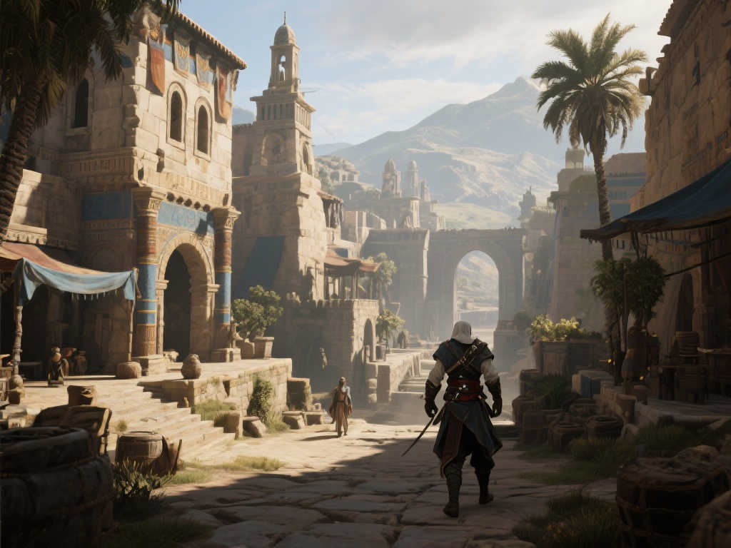 外媒热评《刺客信条：影》开放世界：视觉盛宴震撼人心！